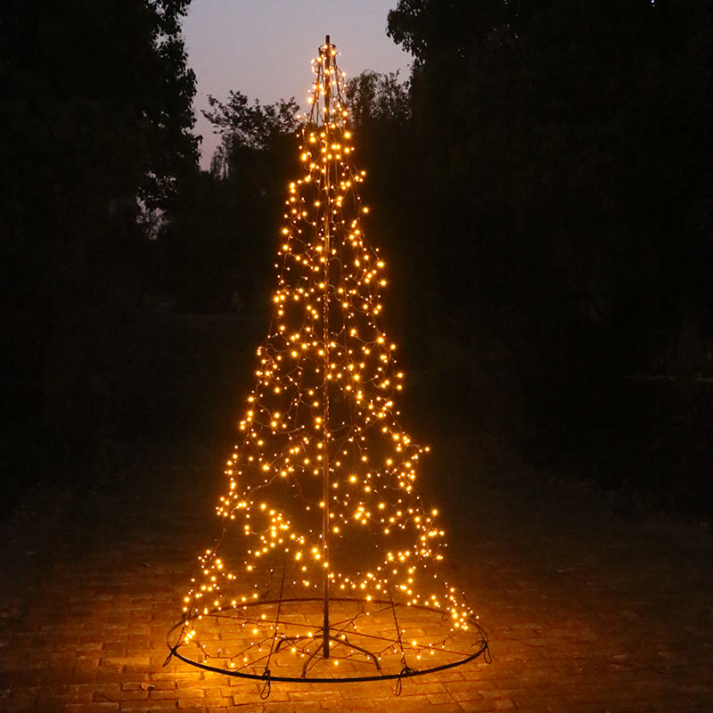 Foldable Detachable Christmas tree outdoor decoration EASY STORAGE small volumn