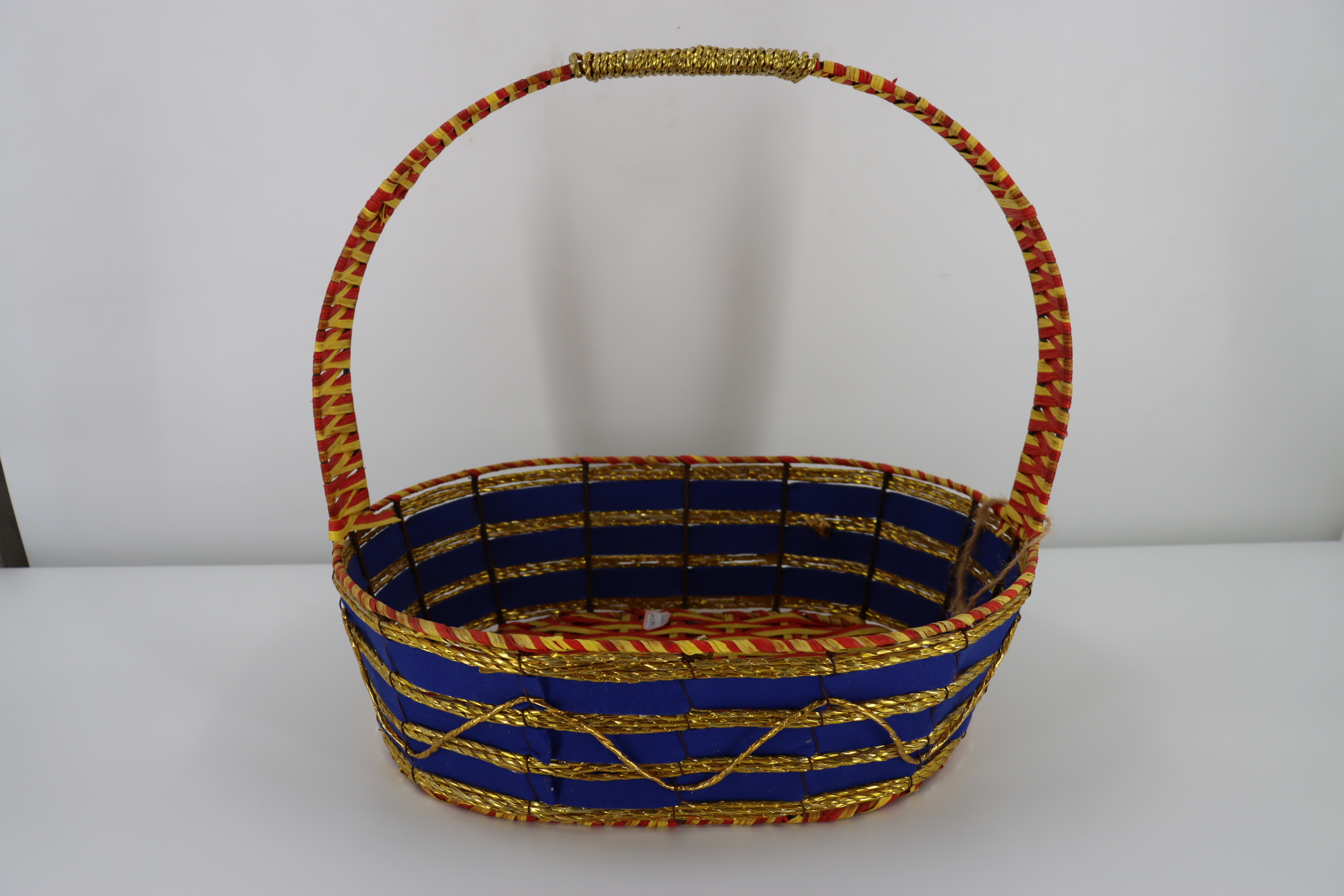 Chinese Willow Woven Flower Basket
