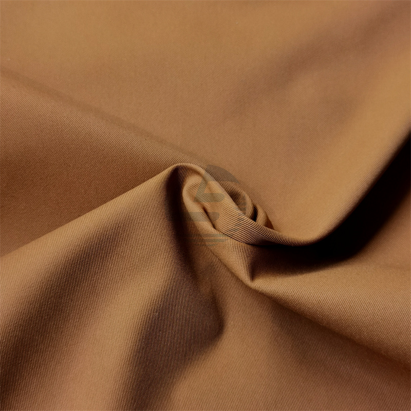OBLST4047 Fashion fabric for coat and pants, Polyester stretch twill woven fabric