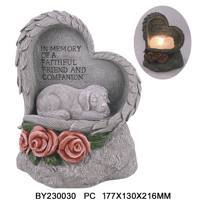 Garden resin solar light