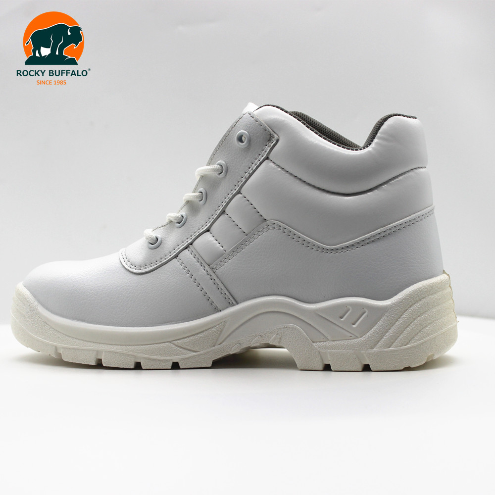 Rocky Buffalo 2023 Hot Sale Middle Cut Shoes With Shoelaces Anti-Slip Waterproof Hospital Work Shoes