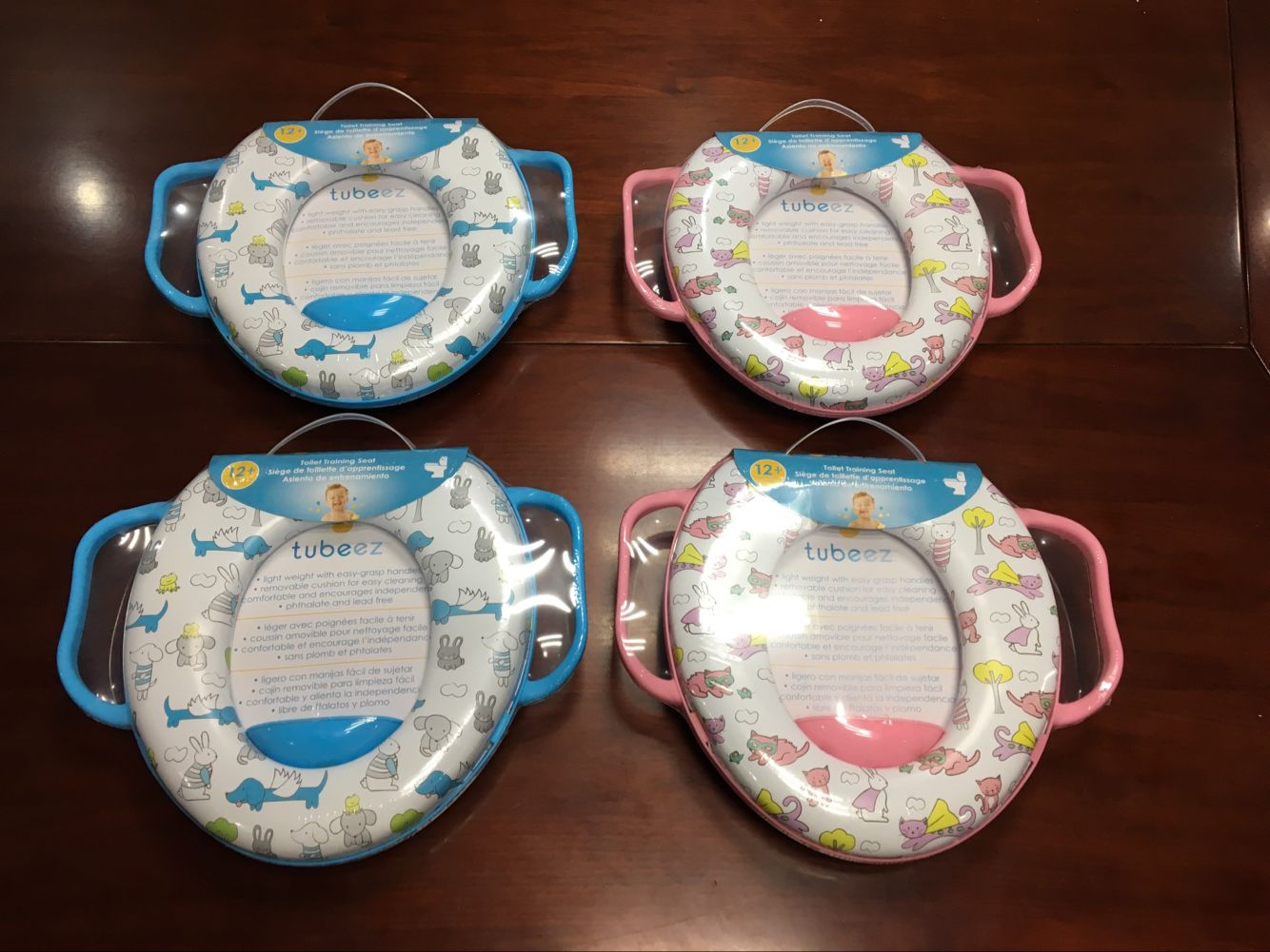 3D adjustable baby toilet seat
