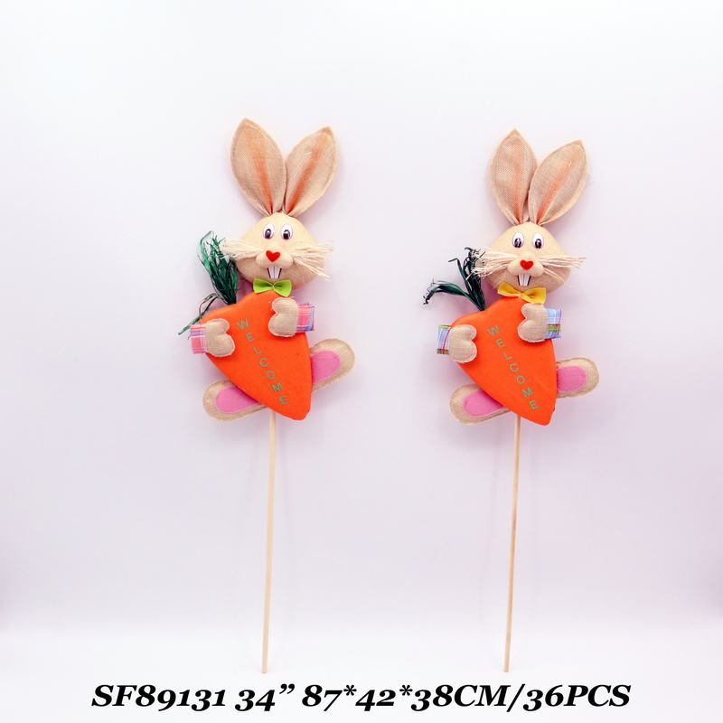 34 Inch Easter Decor Rabbit Pick