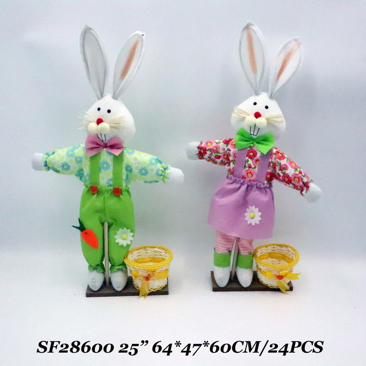 25 Inch Easter Rabbit Decoration Standing