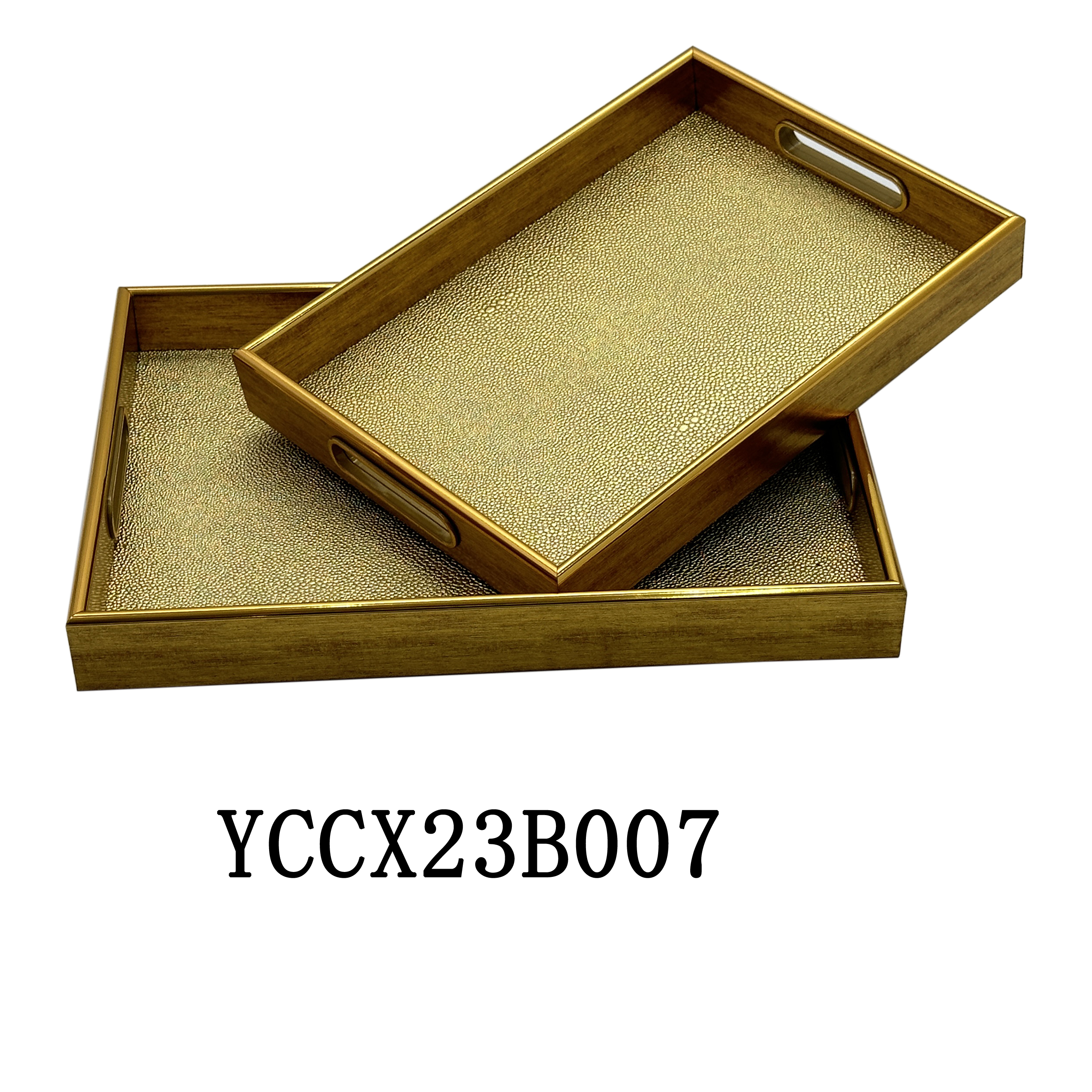 set 2 rectangle tray