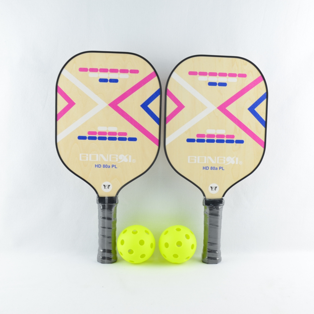 Factory wholesale customized wood pickleball paddle