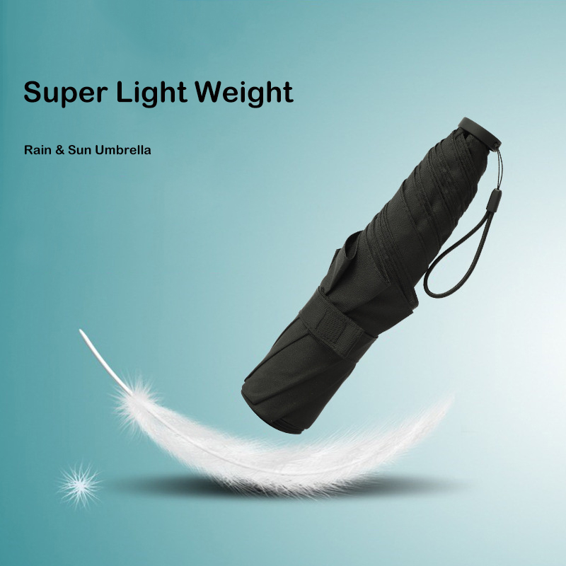 Super light three folding umbrella