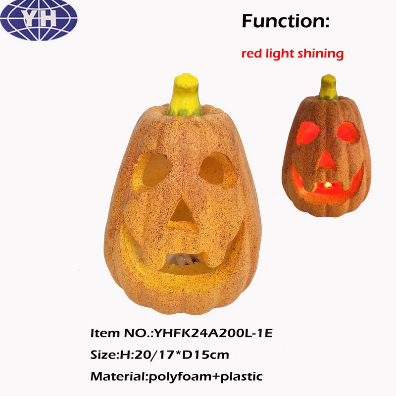 Halloween pumpkin with light