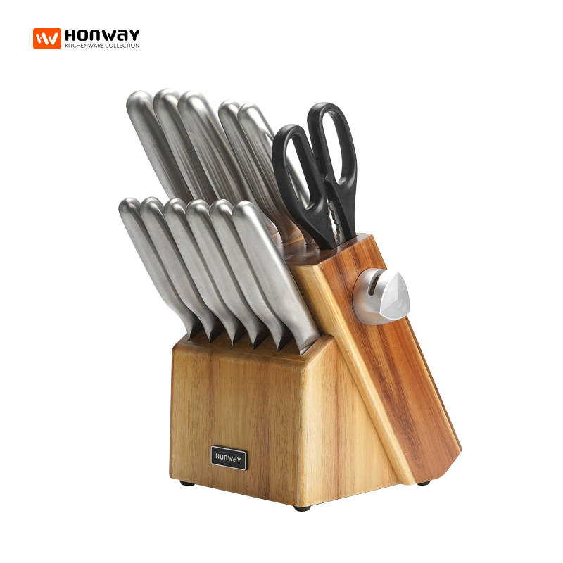 14pcs knife block set