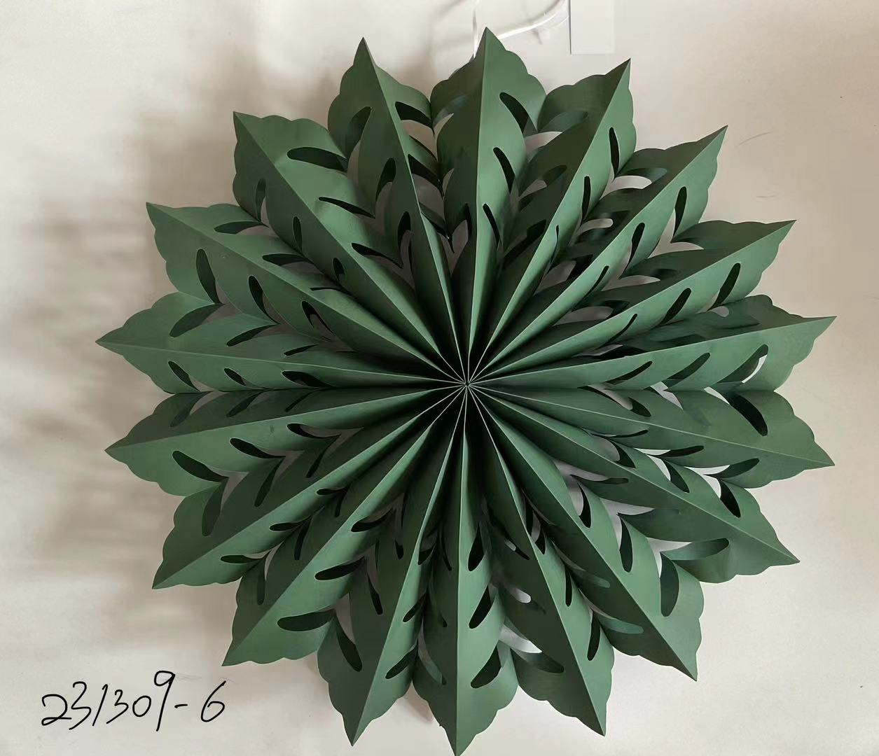 christmas decoration hanging paper flower