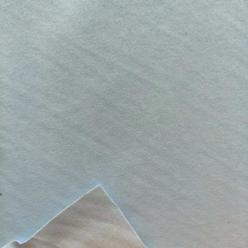 PU blue fabric for shoes lining