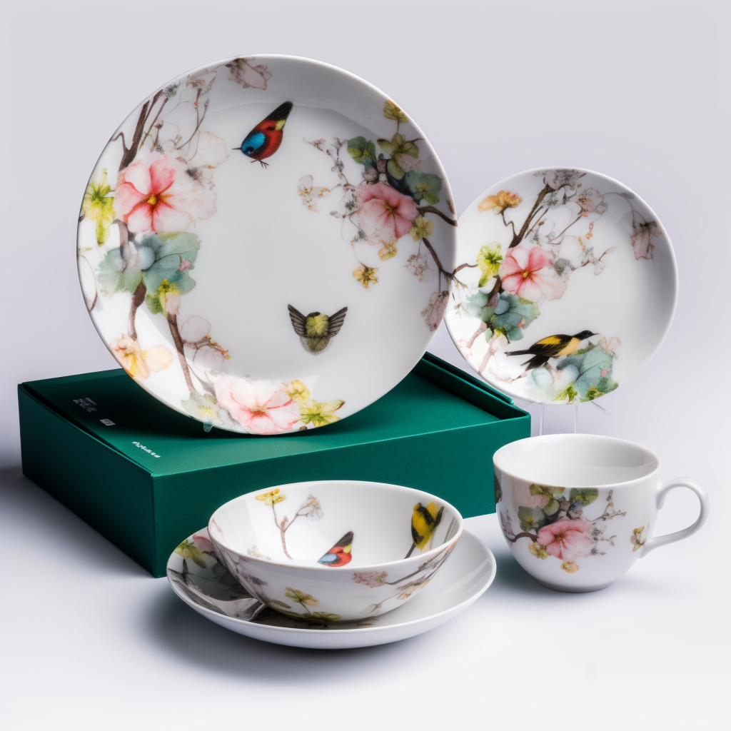 Fresh and vibrant springtime table settings