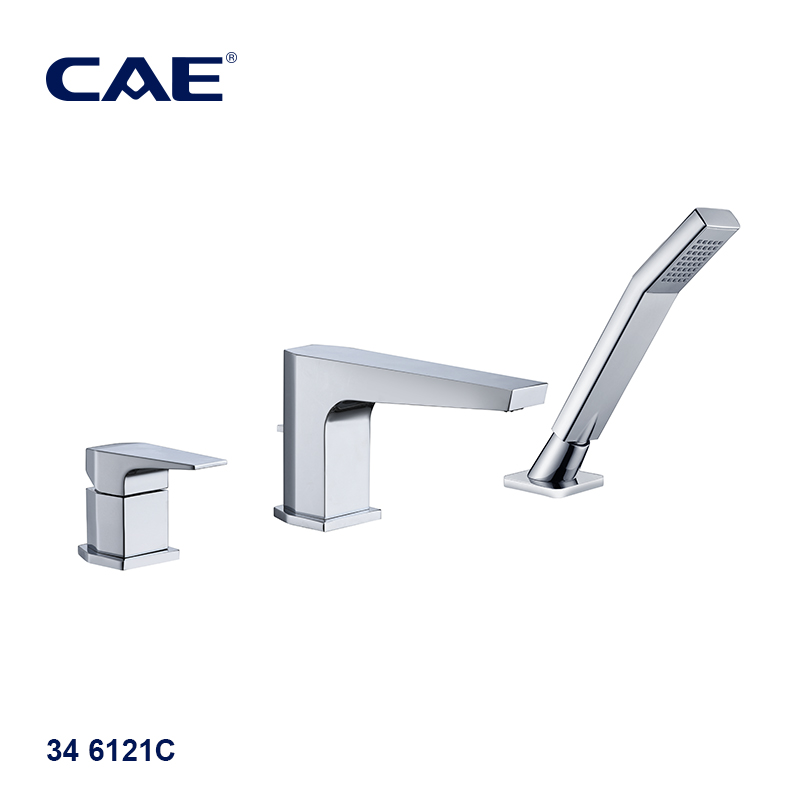 CAE Single-lever 3-hole shower/bath mixer 34 6121C