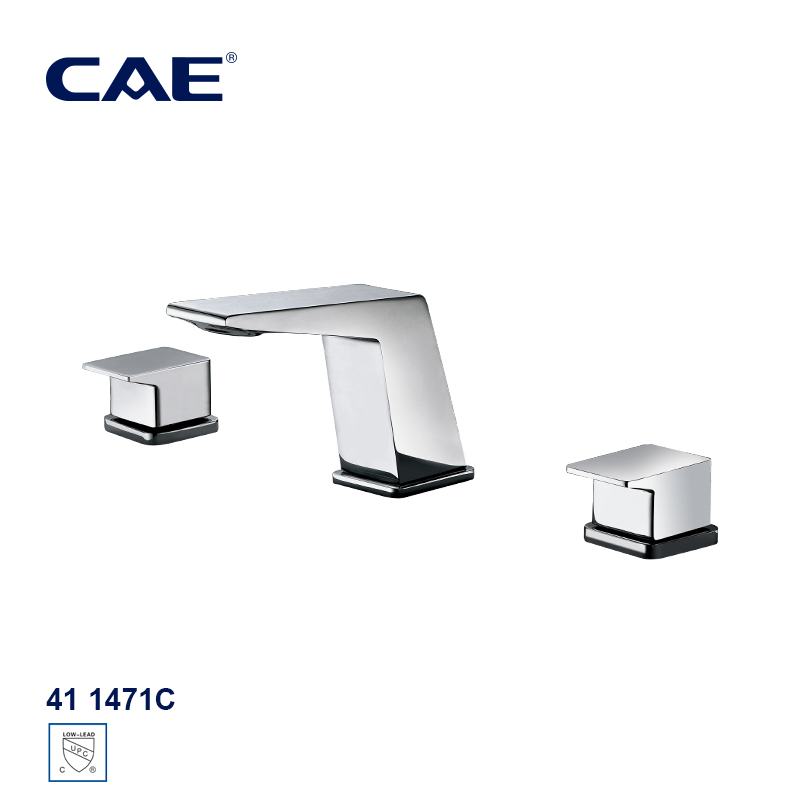 CAE Double-handle 8" widespread lavatory faucet 41 1471C