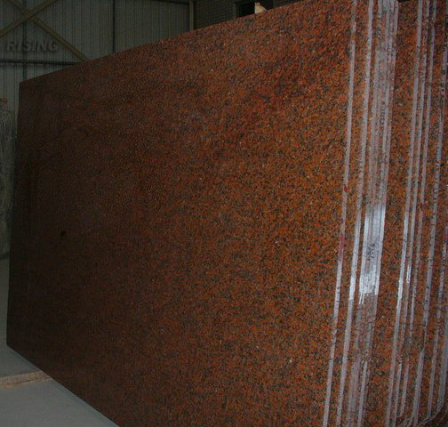 Chinese Natural Granite Stone Mapple Light Mid Dark Red Floor Tile Skirting Curbstone