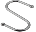 Big S Hook,chrome