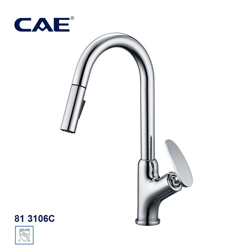 CAE Single-lever pull-out kitchen faucet 81 3106C