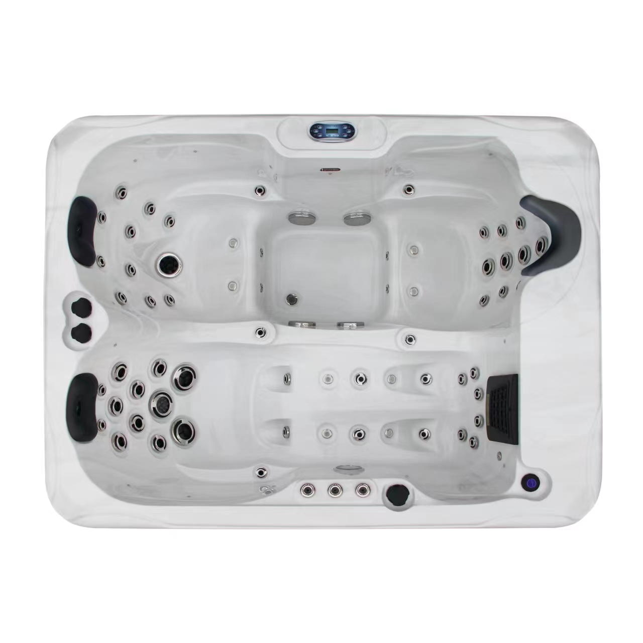 Aquaspring 3 persons acrylic outdoor massage spa jacuzzi hot tub with balboa system