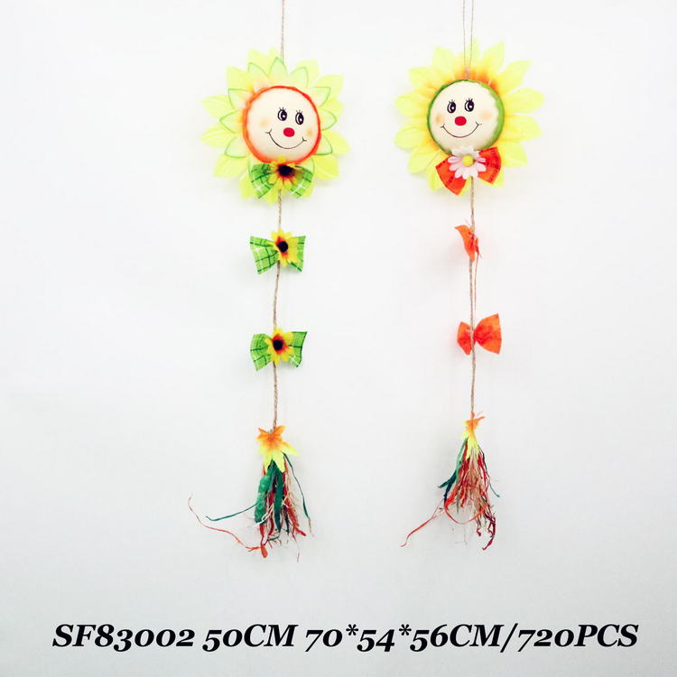 20 Inch Garden Decoration Scarecrow Sunflower Hanging 2 Assts.
