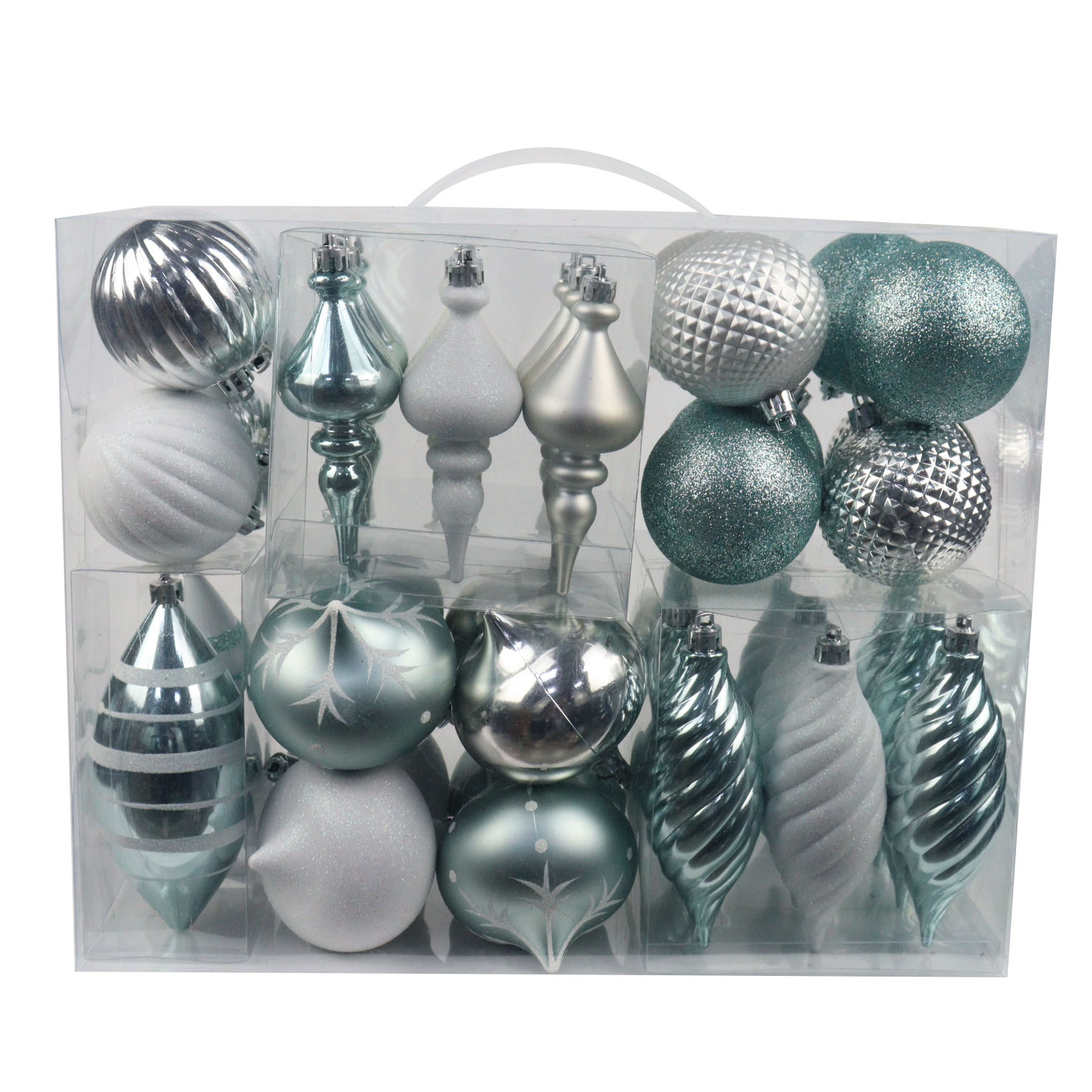 40pcs Christmas Ball Ornaments Shatterproof Christmas Ornaments Set