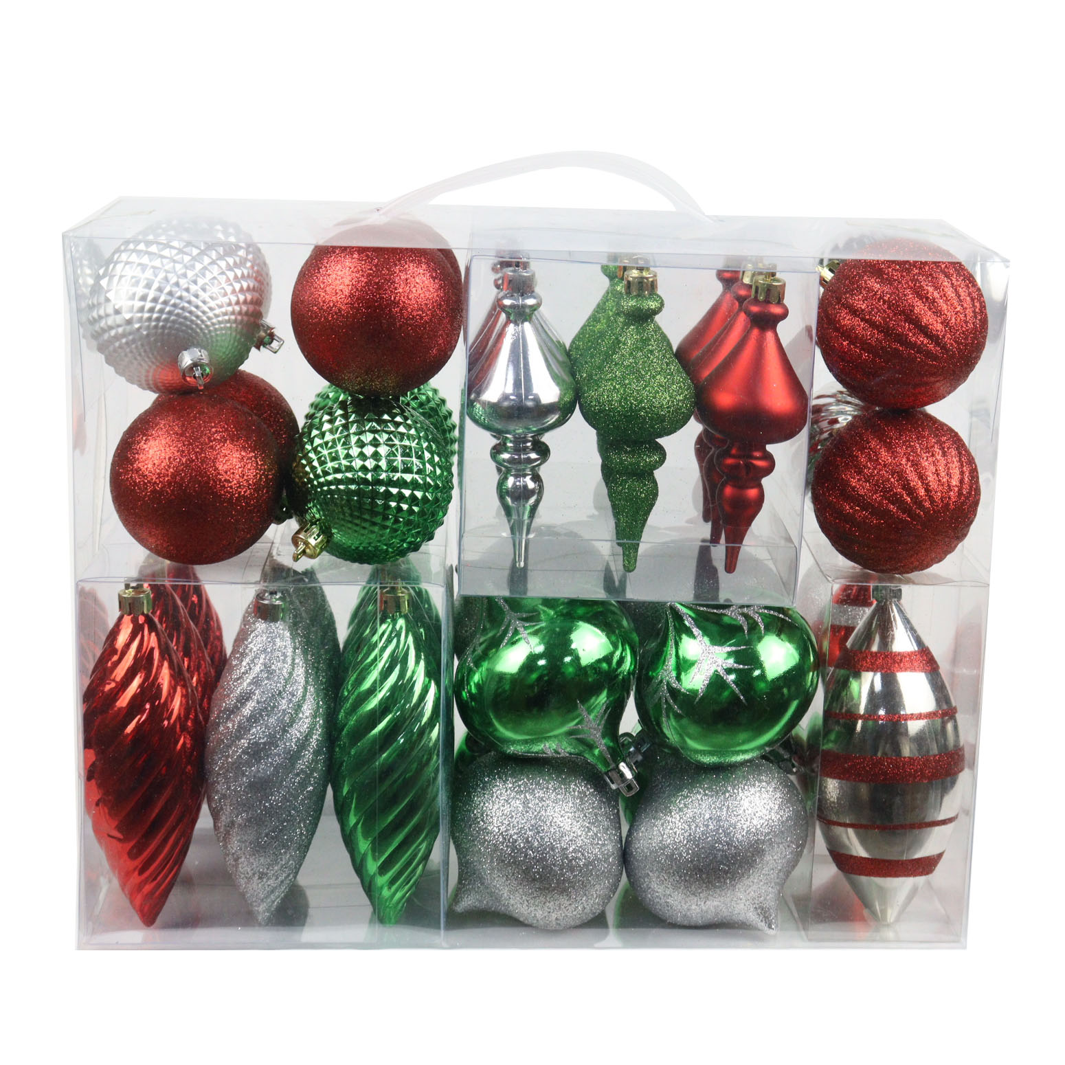 40pcs Christmas Ball Ornaments Shatterproof Christmas Ornaments Set