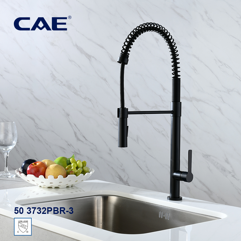 CAE Single-lever pull-out kitchen faucet 50 3732PBR-3