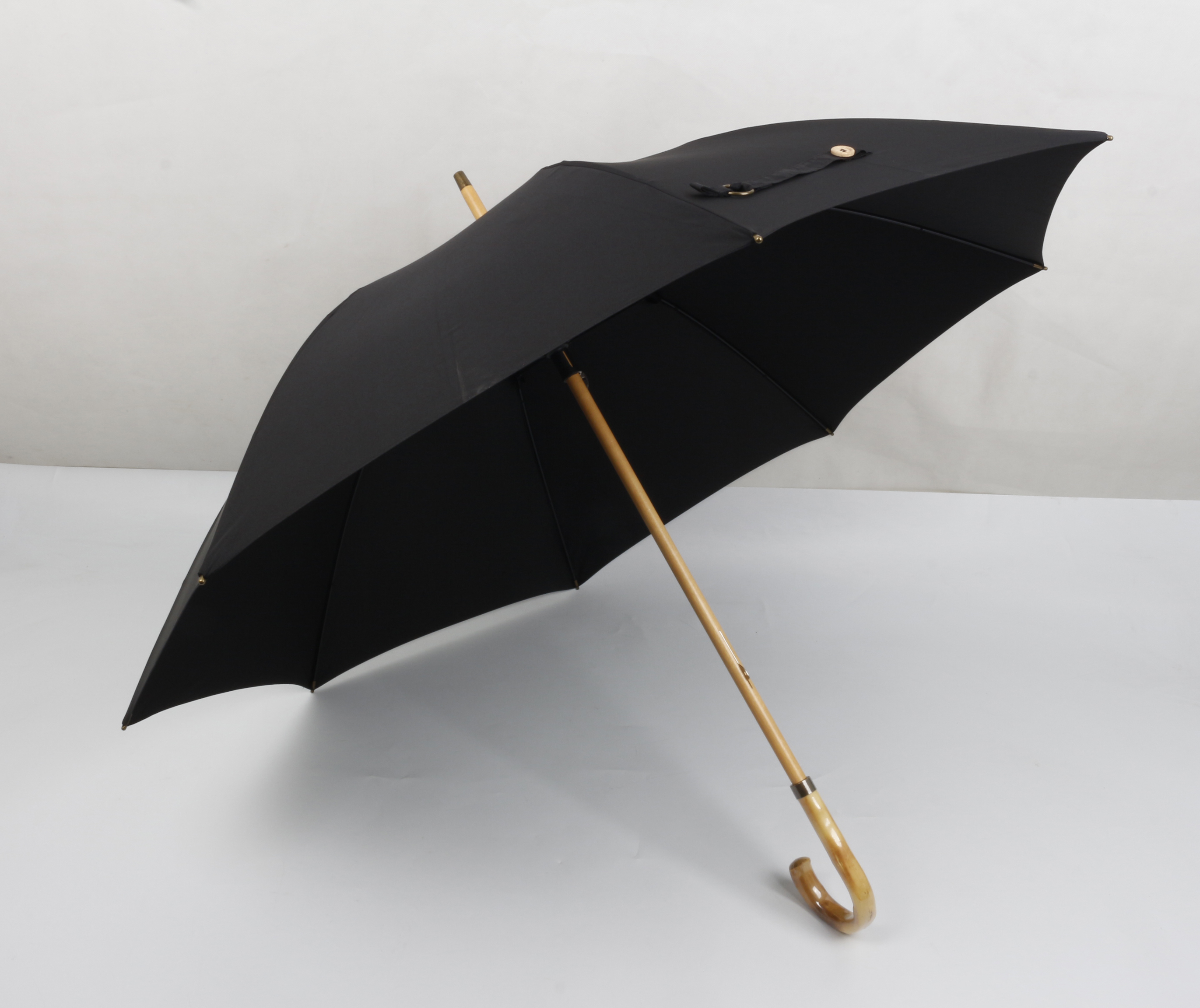High end Business style straight Umbrella wtih wood handle