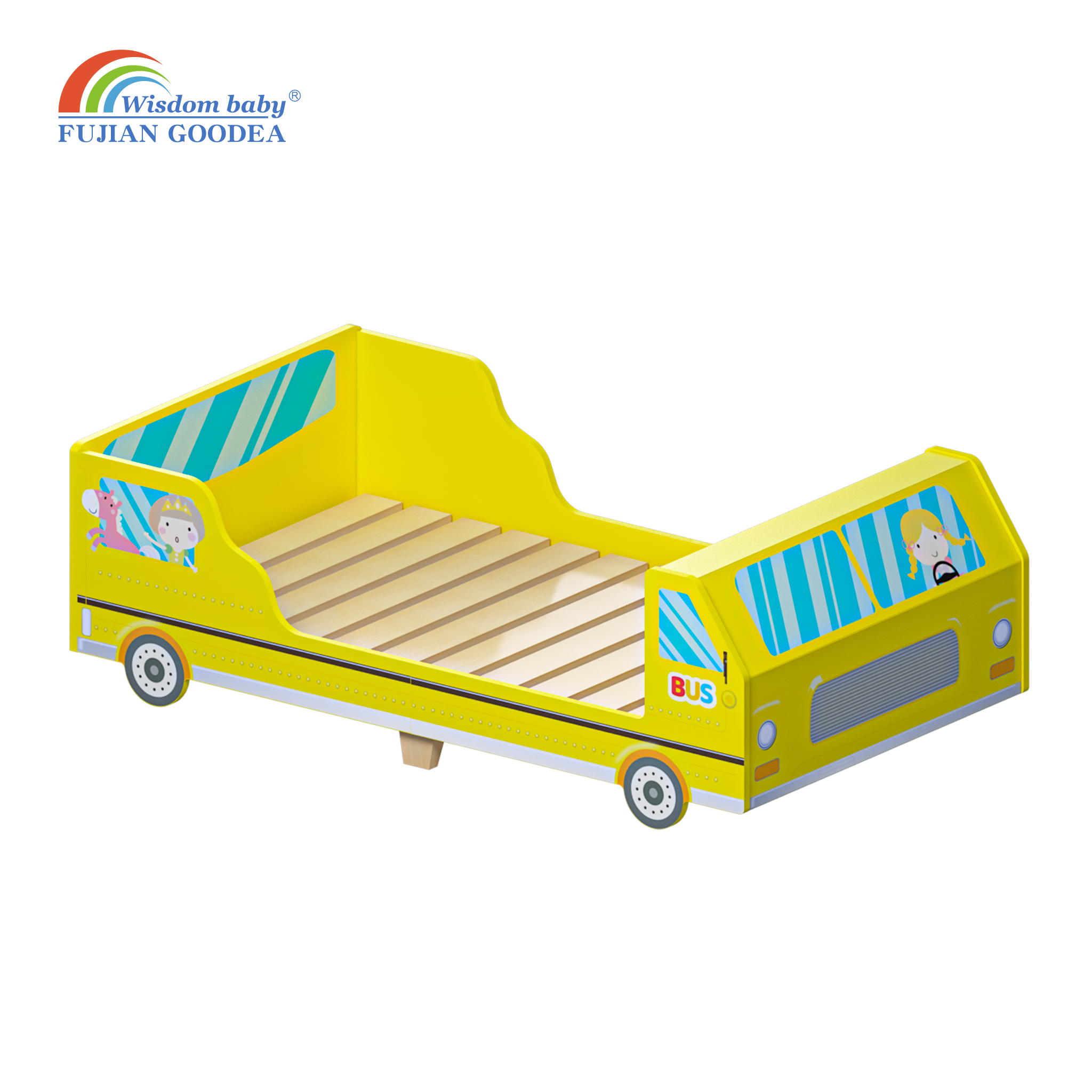 Children's cartoon bed
