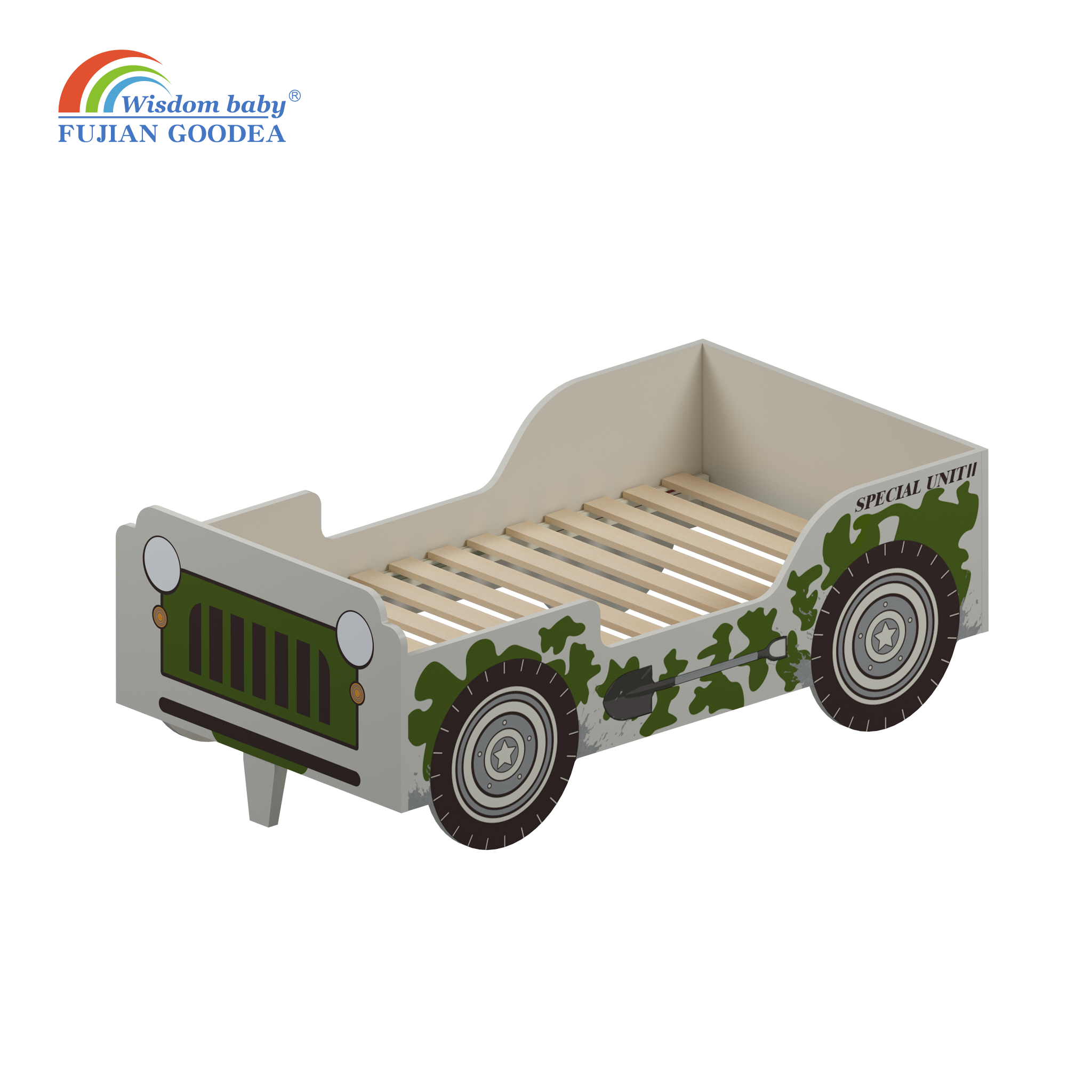 Children's cartoon bed