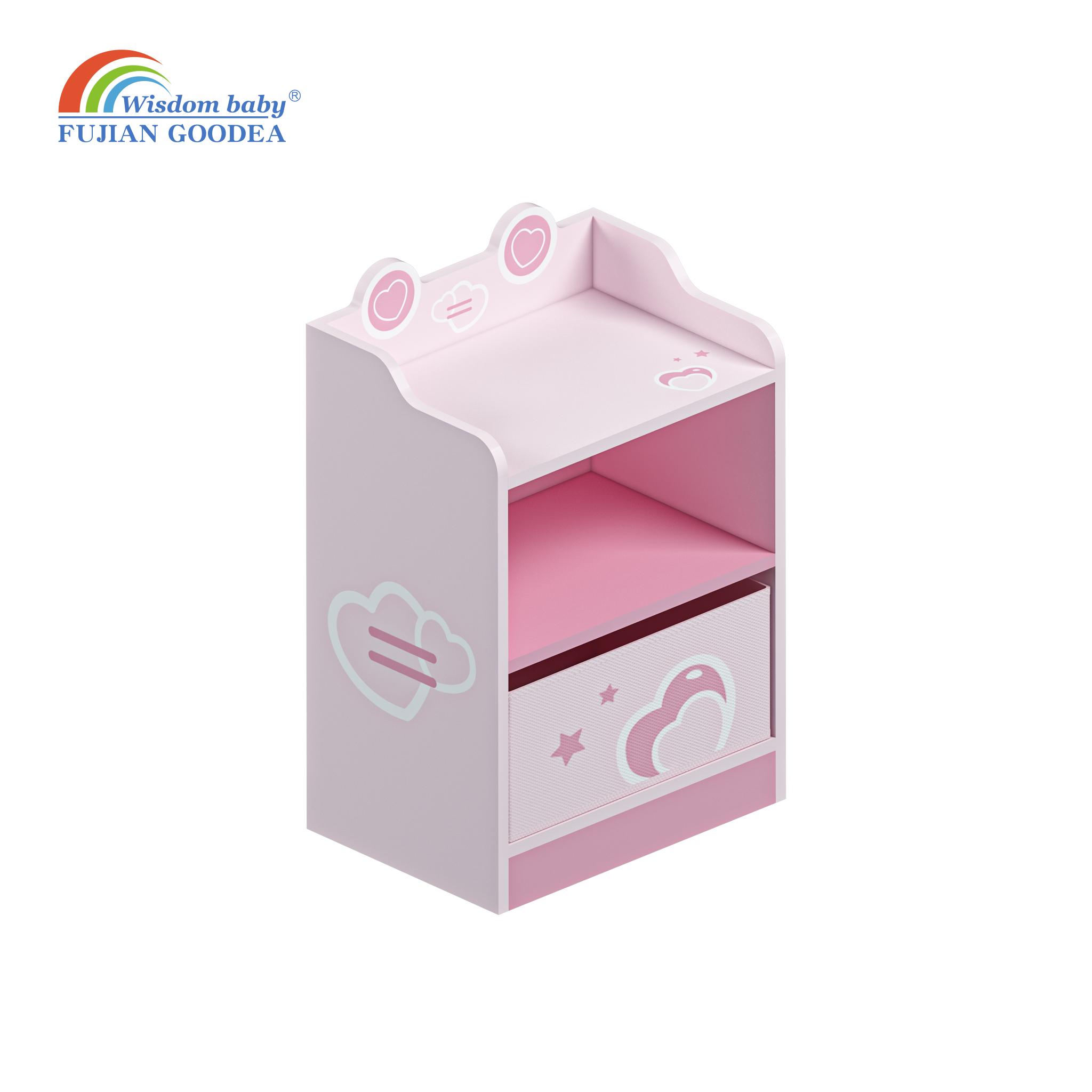 Cartoon series children's nightstand.