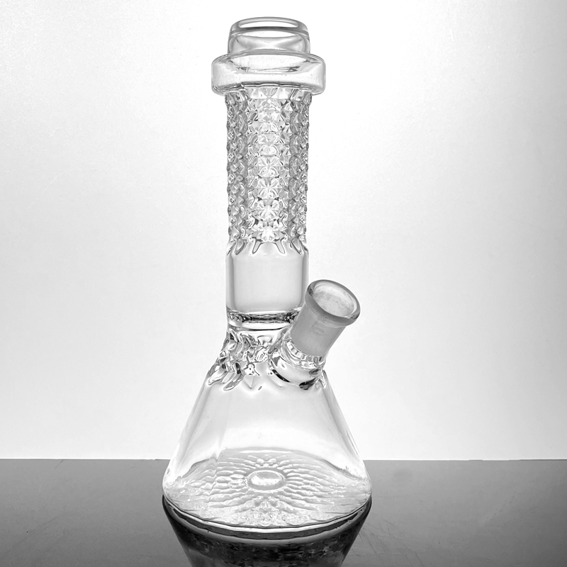 Laser carved glass hookah