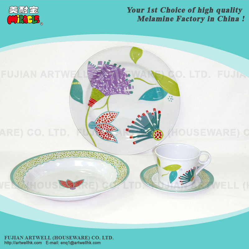 Melamine Plate, Dinner Plate, Dessert Plate, Tea Set, Dinnerware Set