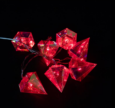 PVC small diamond string light