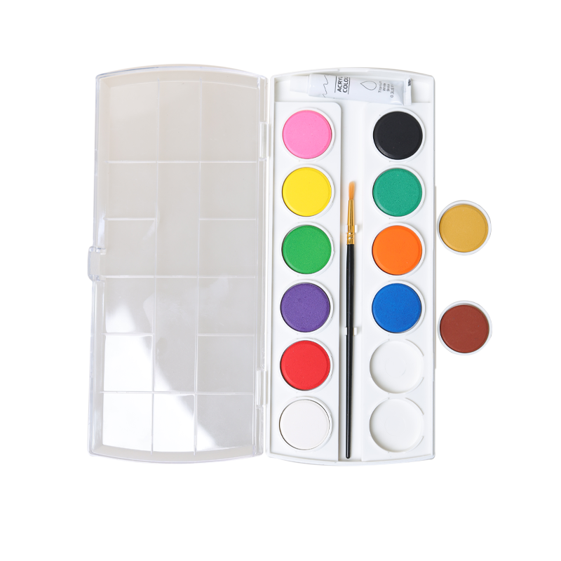 replace, water color cake, paint, water color, art set,