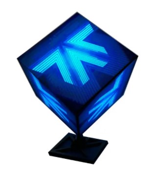 Gamet Indoor Indoor Six-sided LED cube with rotation Magic Cube Screen Wifi control waterproof