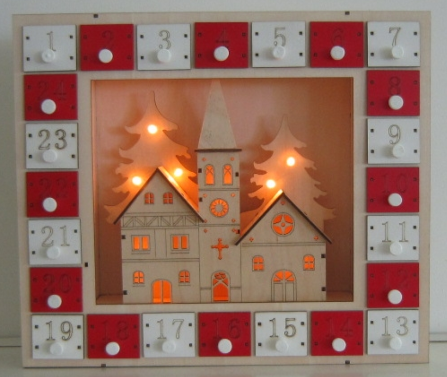 Christmas calendar light