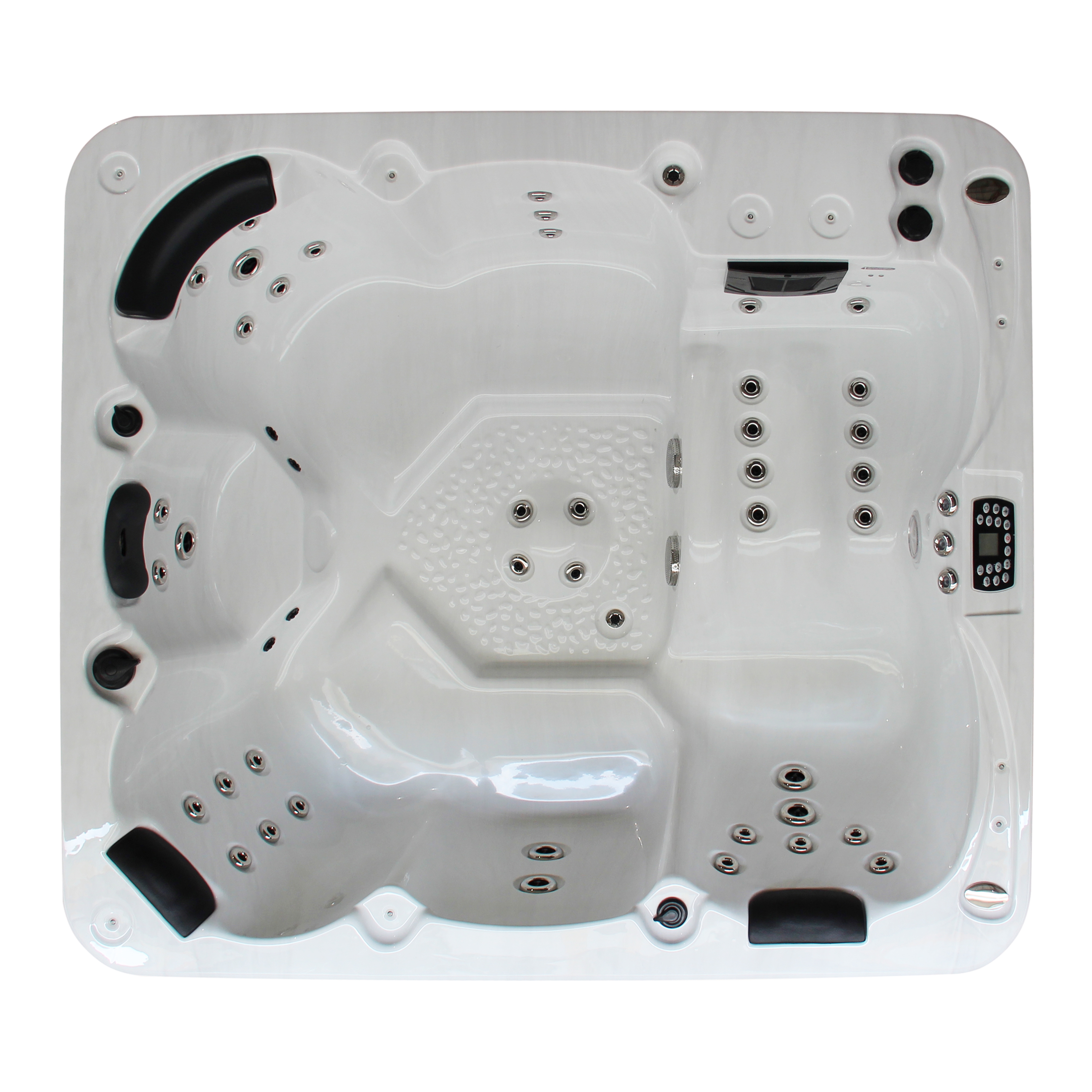 Aquaspring freestanding jacuzzi spa outdoor hot tub hydro massage spa with balboa system