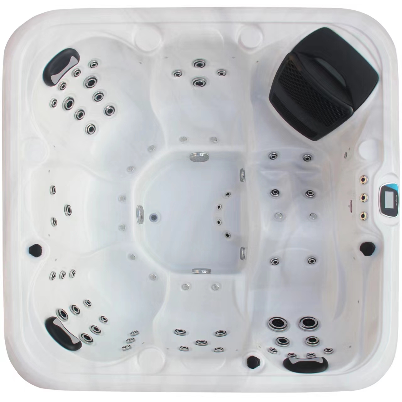 Aquaspring acrylic hot tub massage jacuzzi spa with balboa system