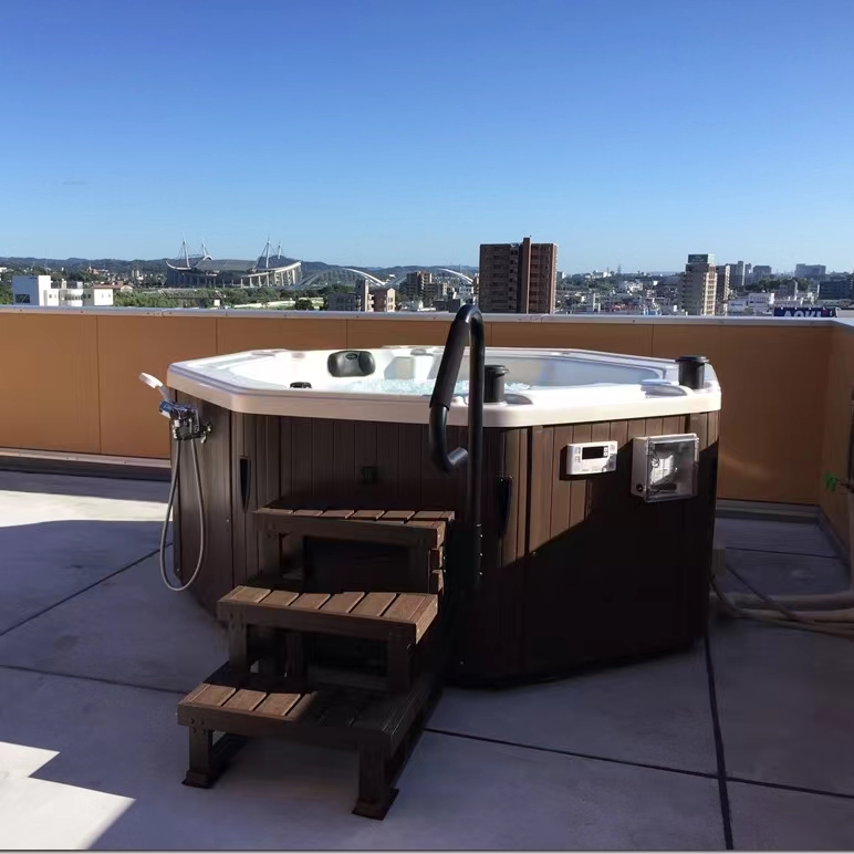 Aquaspring hydro massage hot tub high quality acrylic jacuzzi spa with balboa system