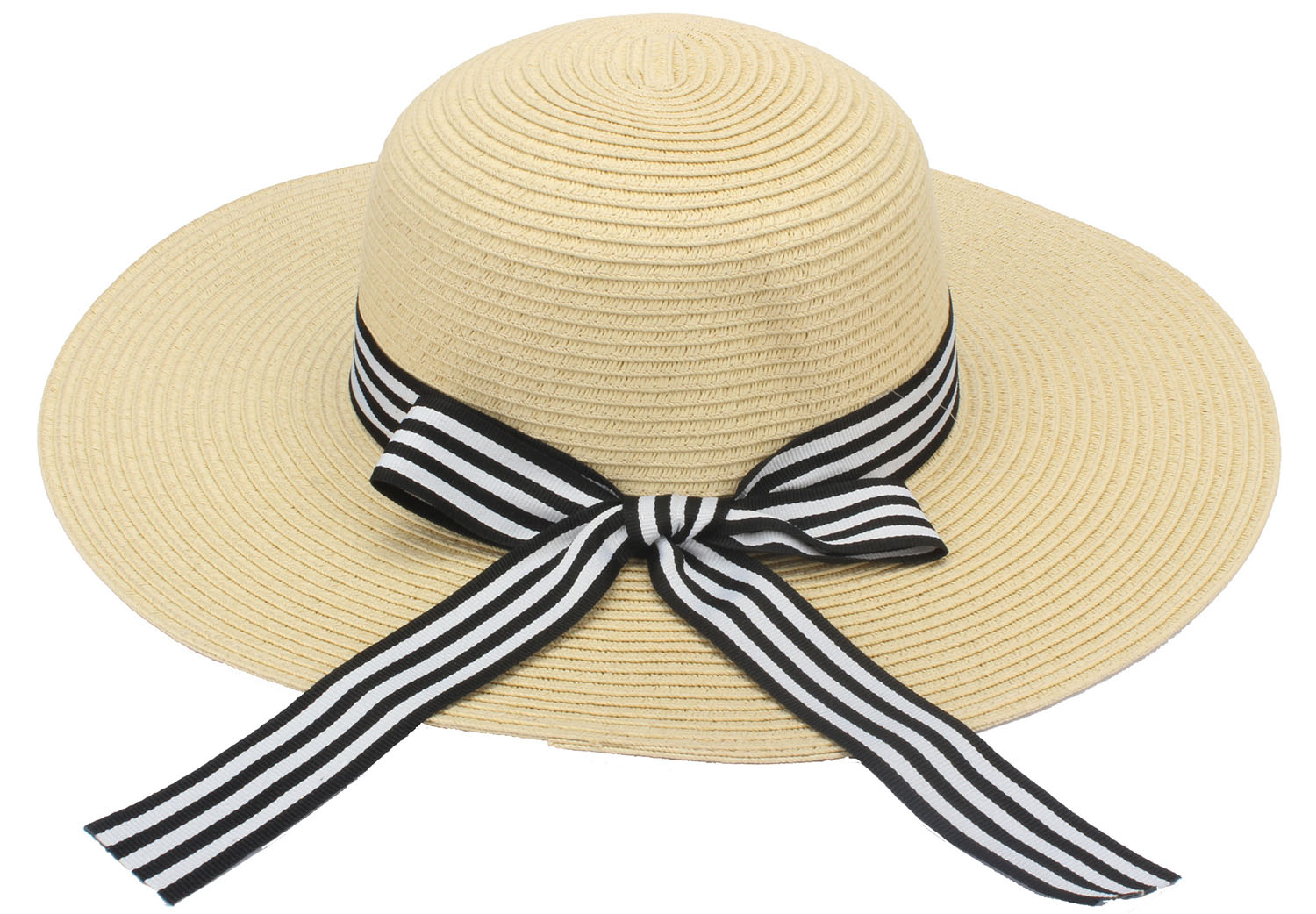 0New women's hat，sun hat,straw hat，beach hatconcise fashion,British style
