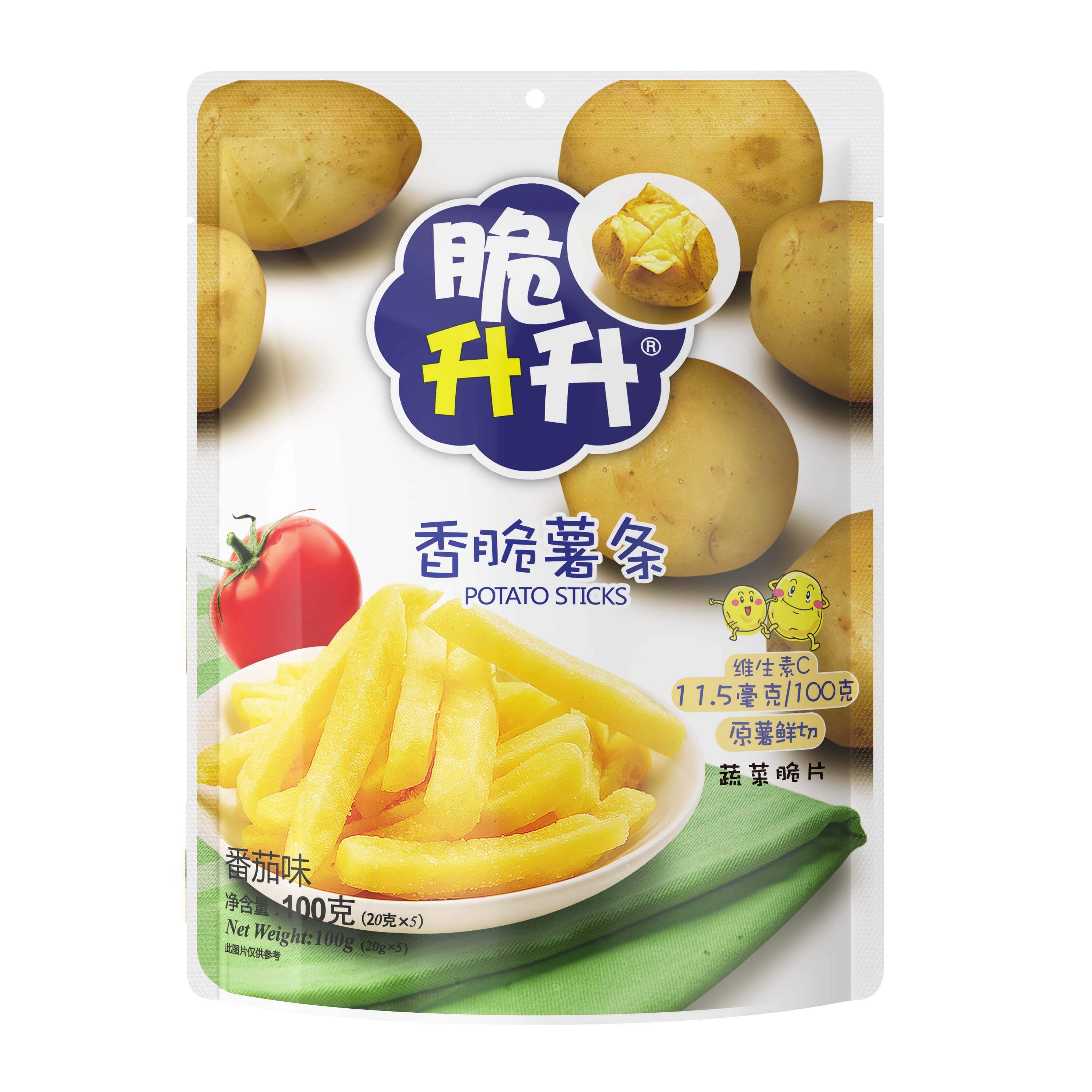 Crisup Potato Sticks TOMATO 100g