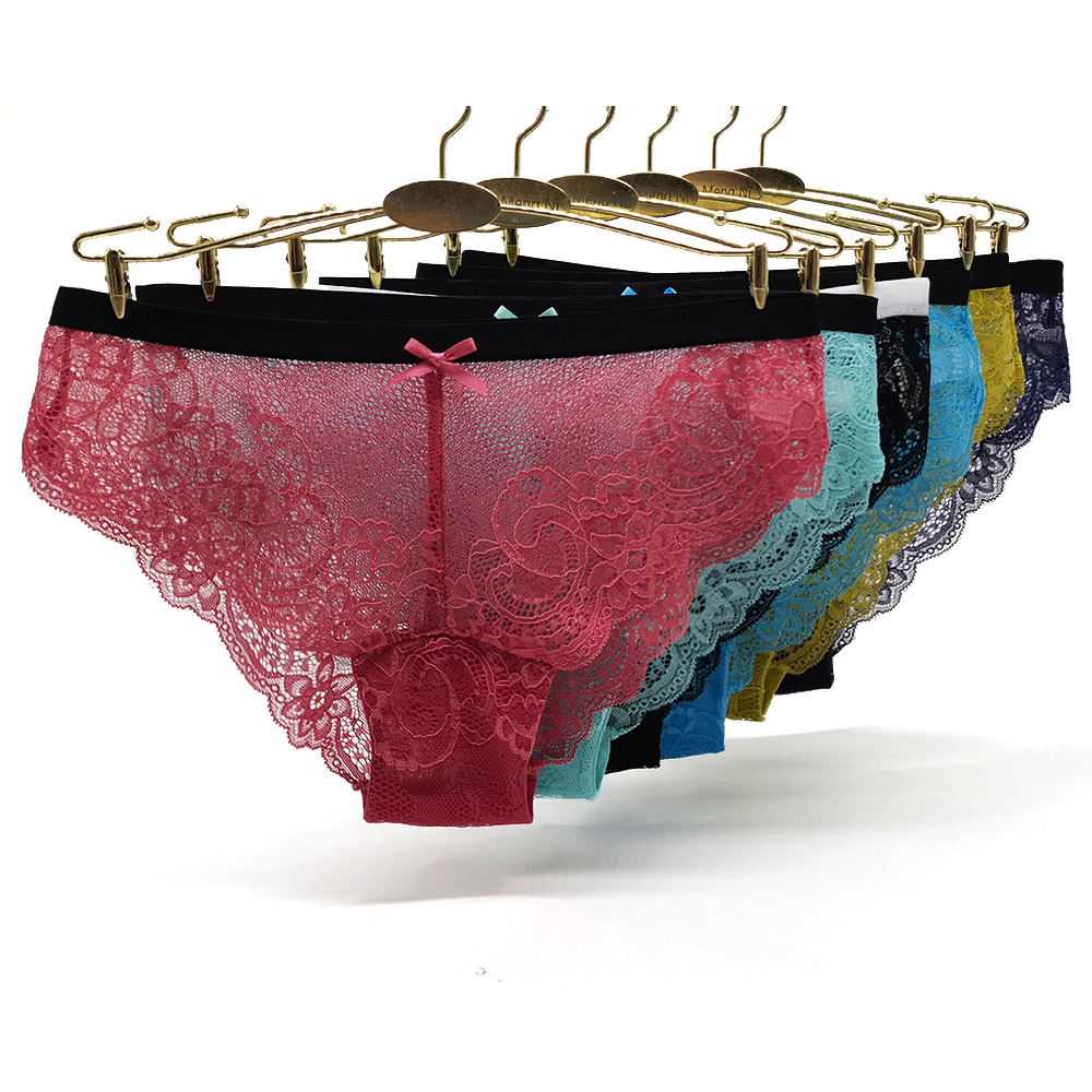 Sexy lace cutout panties for women