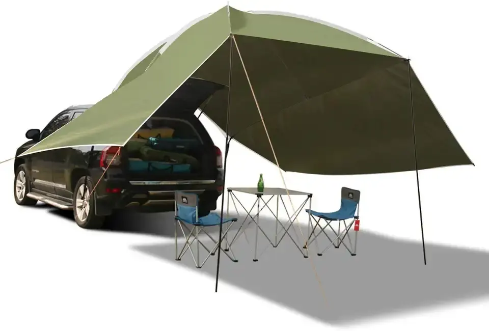 Car Roof And Rear Outdoor Portable Suv Roof Top Awning Tent Car Praking Tent