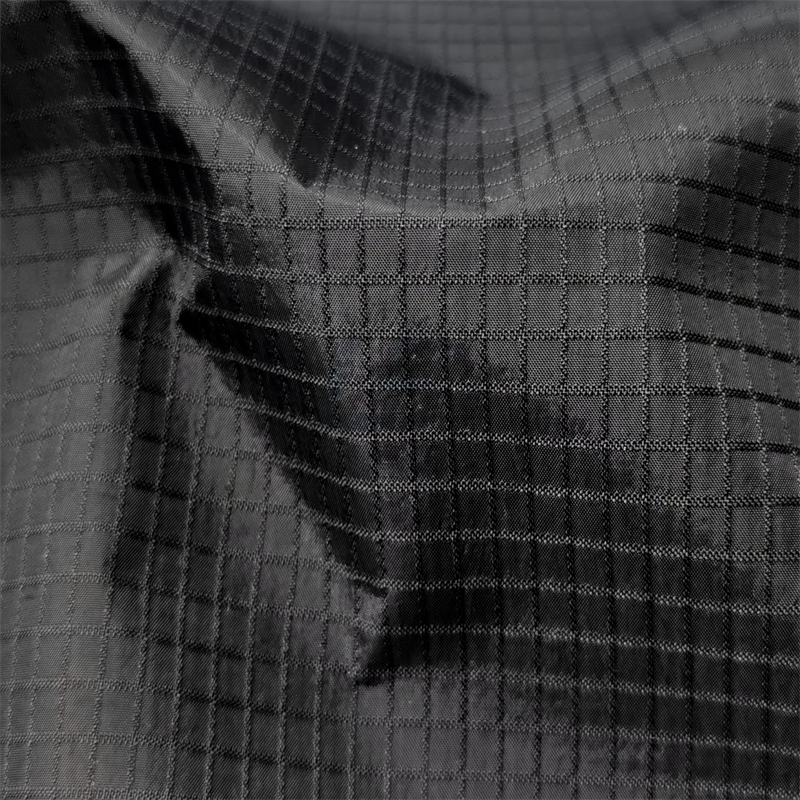 OBLBF041 Nylon dobby ribstop fabric for jacket