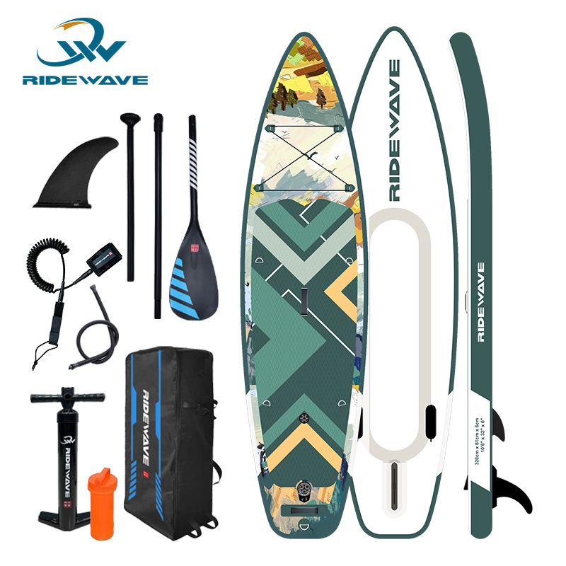 Inflatable paddle board