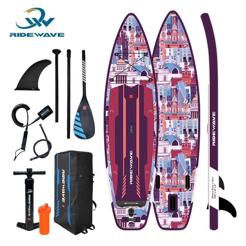 Inflatable paddle board