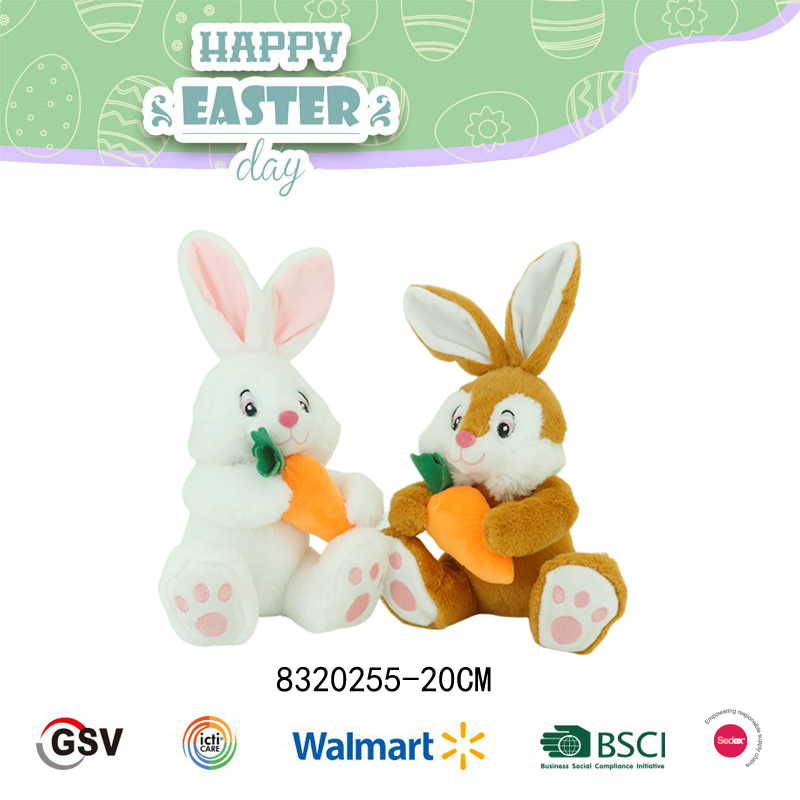 Easter Animals Rabbit Gtst Plush Toy（8320255-20cm）