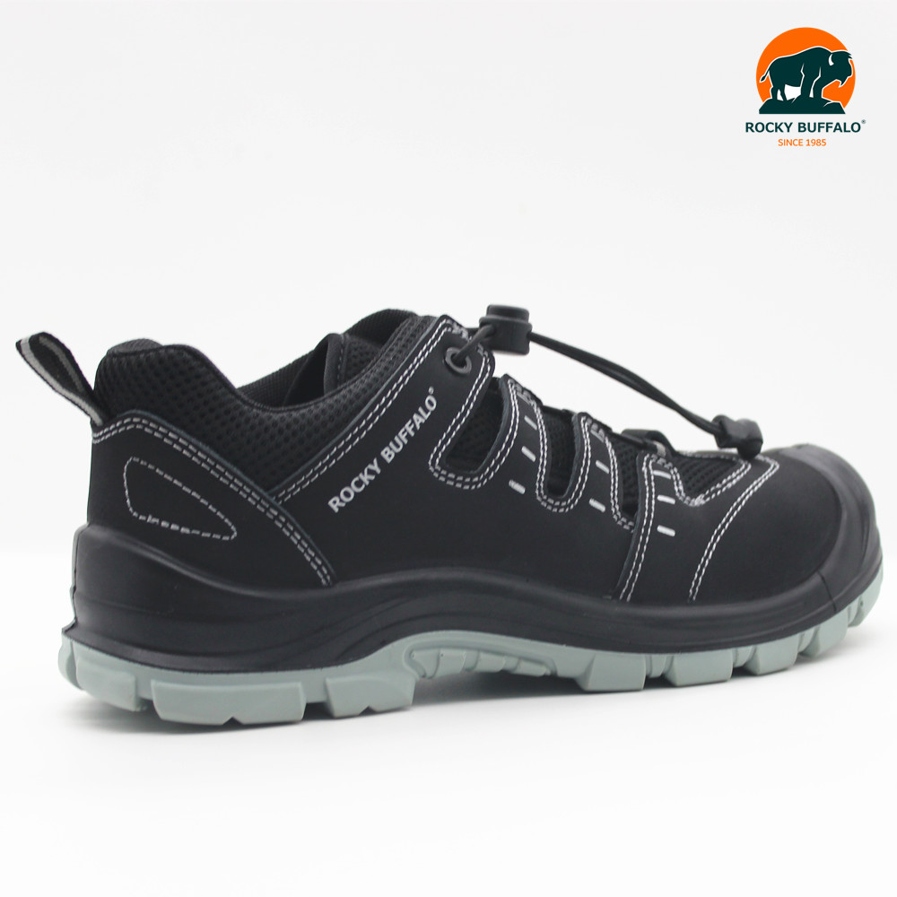 Rocky Buffalo New style Nubuck leather Low cut safety shoes Breathable Lightweight Sport shoes