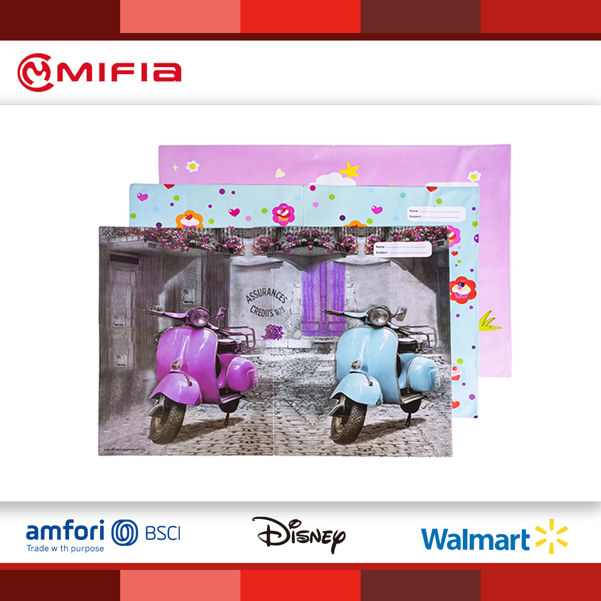 MIFIA PVC Book Cover with Printing