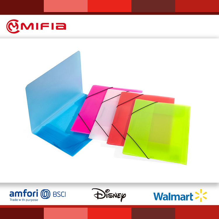 MIFIA TranslucentElastic Folder Plastic File